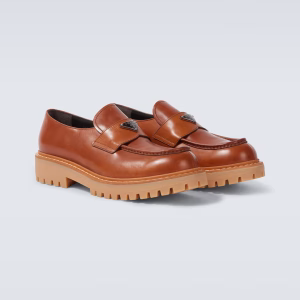 Leather loafers